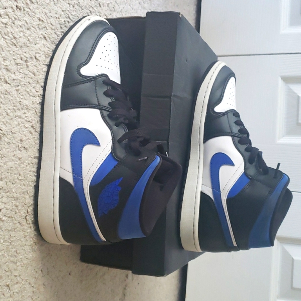 Air Jordan 1 Mid Racer Blue